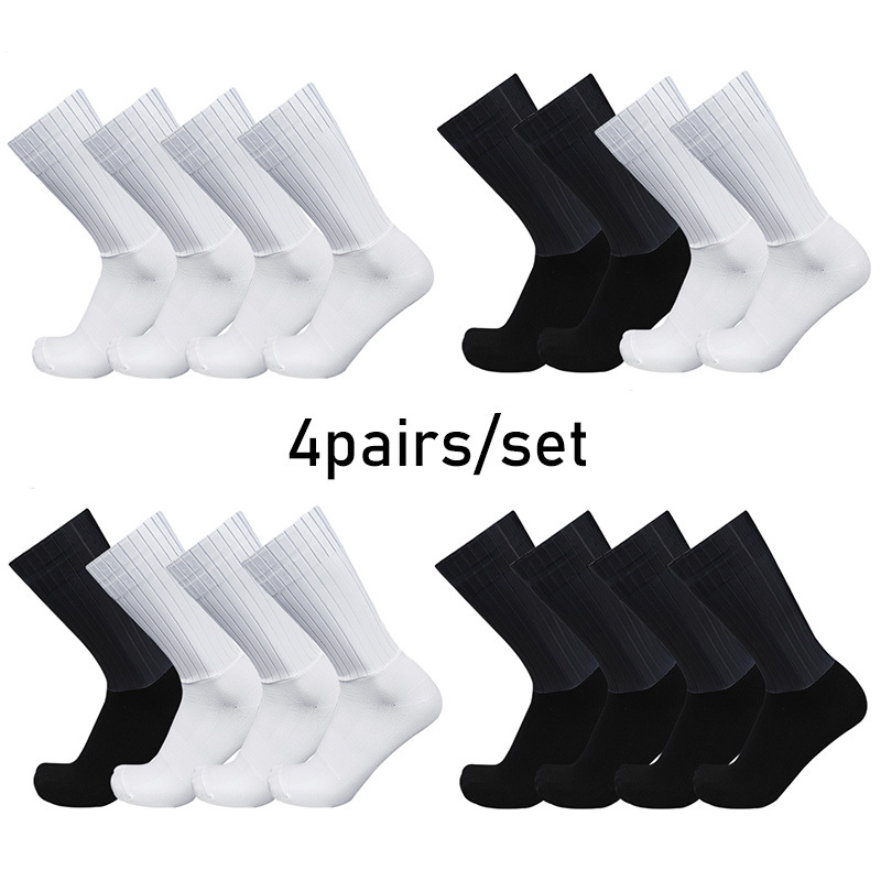 2026 シリコーンカラーサイクリング 4 ペア/セットスポ - Sock Garter Men のレビューと価格