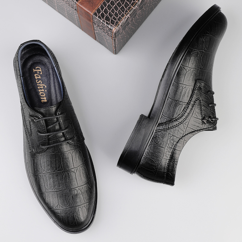 メンズフォーマル本革カジュアルドレスシューズ、ビッグサイズ（ - Formal Men Daily Wear Footwear のレビューと価格