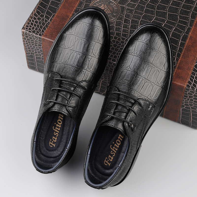 メンズフォーマル本革カジュアルドレスシューズ、ビッグサイズ（ - Formal Men Daily Wear Footwear のレビューと価格