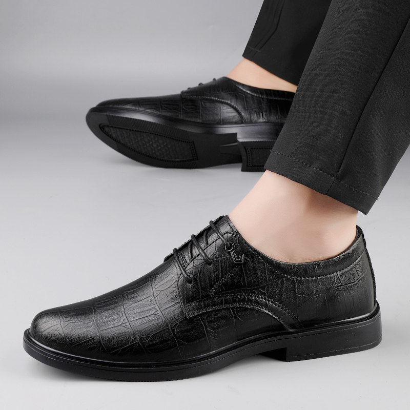 メンズフォーマル本革カジュアルドレスシューズ、ビッグサイズ（ - Formal Men Daily Wear Footwear のレビューと価格