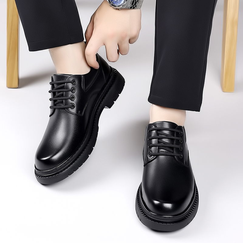 デザイナーファッションカジュアル快適メンズレザードレスシュー - Formal Men Daily Wear Footwear のレビューと価格