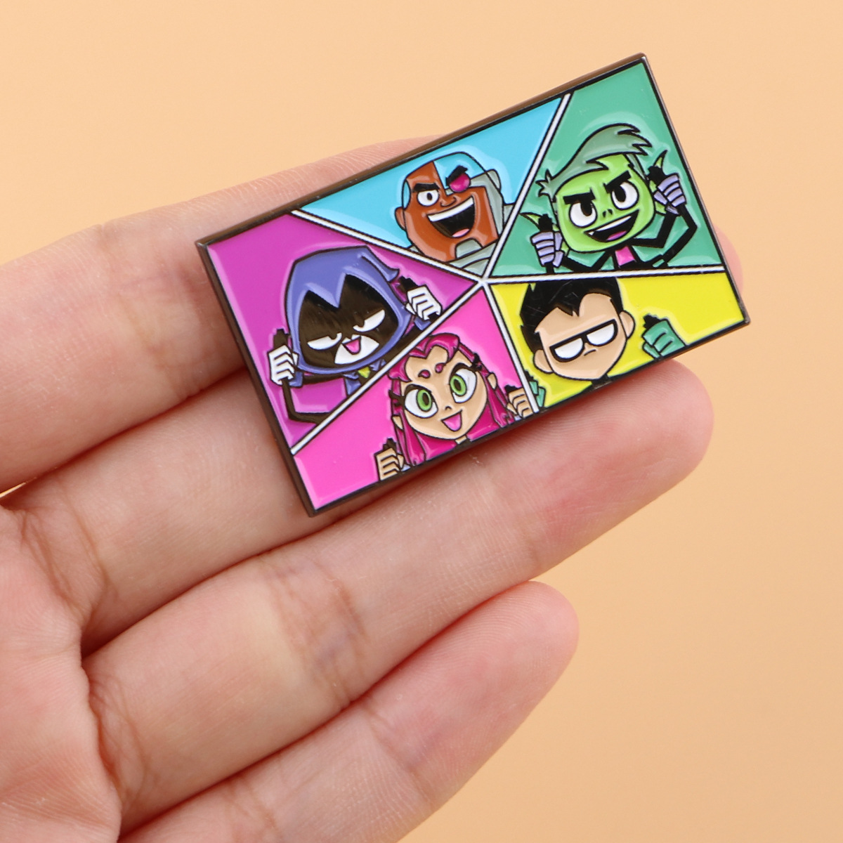 新しいティーンヒーローズチームのエナメルピンブローチ、合金バ - Tuxedo Lapel Pin のレビューと価格