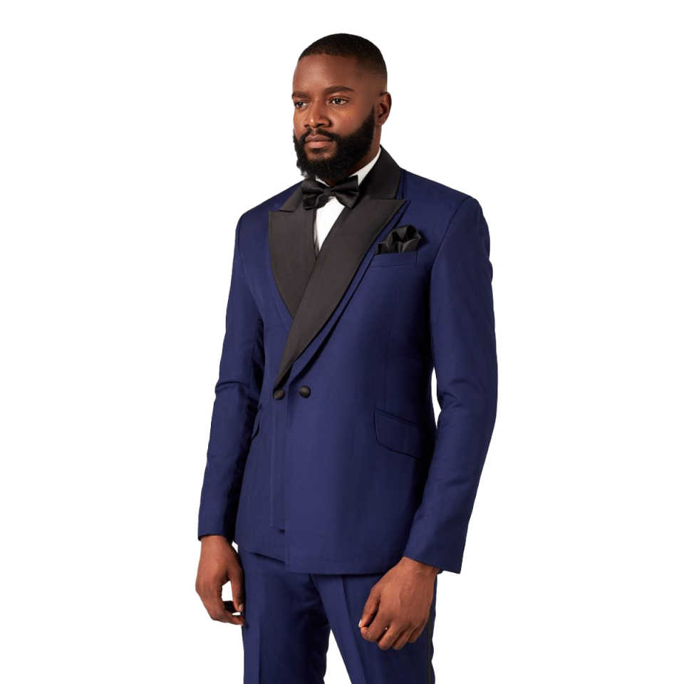 フォーマルウェディングタキシード ピークドラペル ダブルブレ - Men Formal Wear Modern のレビューと価格