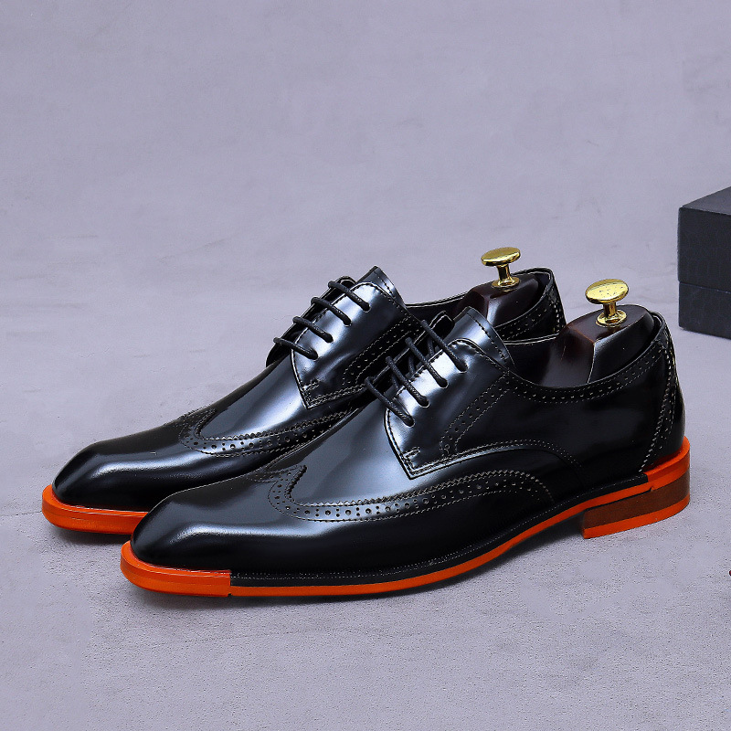 メンズ本革オックスフォードシューズ、ローカット、高品質フォー - Formal Men Daily Wear Footwear のレビューと価格