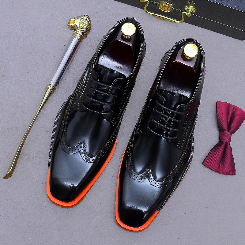 メンズ本革オックスフォードシューズ、ローカット、高品質フォー - Formal Men Daily Wear Footwear のレビューと価格