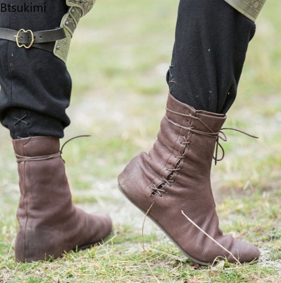 2026 メンズ中世ビクトリア朝ルネッサンスブーツ靴レトロ騎 - Men Formal Wear With Boots のレビューと価格