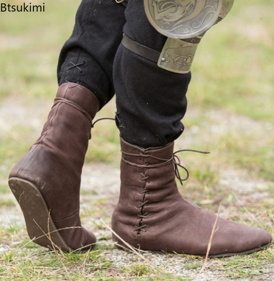 2026 メンズ中世ビクトリア朝ルネッサンスブーツ靴レトロ騎 - Men Formal Wear With Boots のレビューと価格