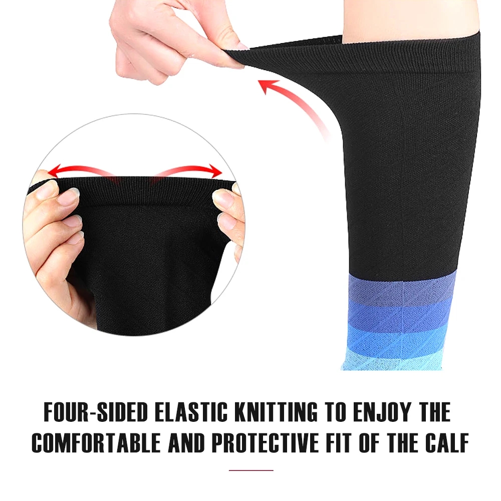 1ペア カーフコンプレッションスリーブ 20-30mmHg  - Sock Garter Men のレビューと価格