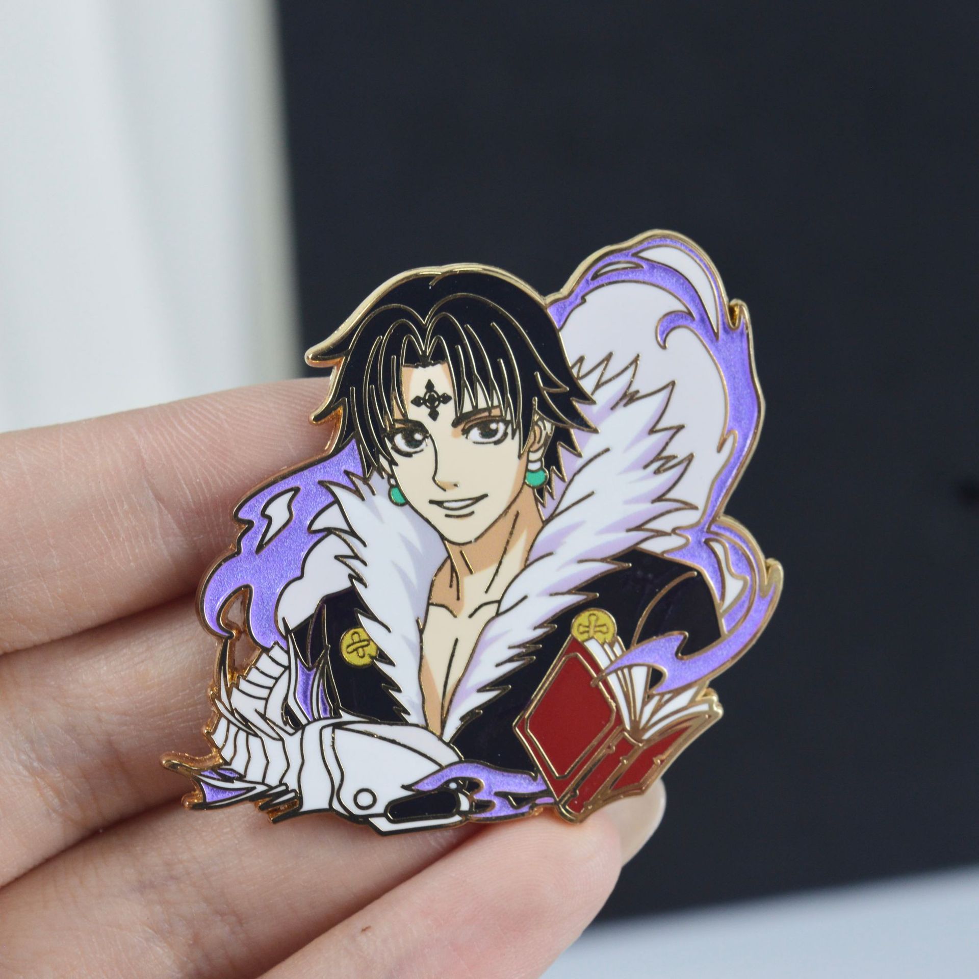 5個入り 日本アニメ ハンターバッジ ラペルピン バックパッ - Tuxedo Lapel Pin のレビューと価格