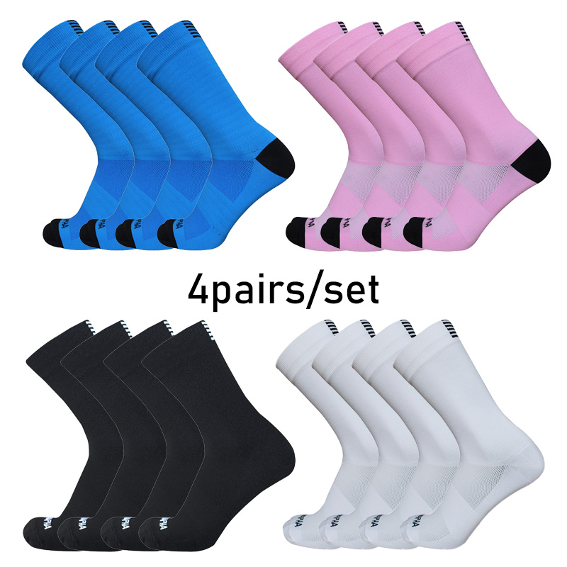 高品質プロ仕様通気性サイクリングソックス 男女兼用 ランニン - Sock Garter Men のレビューと価格