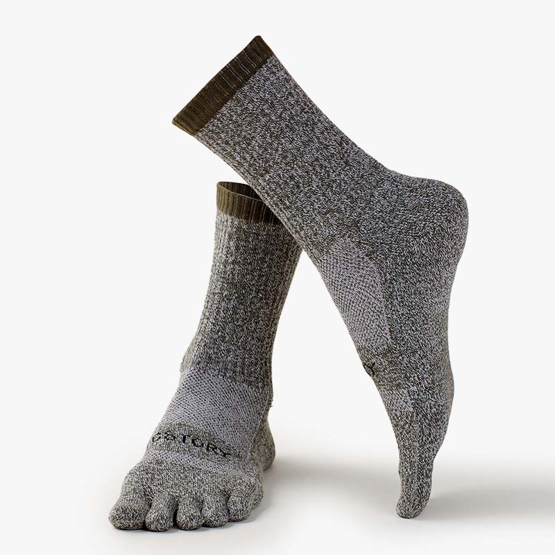 メリノウール製五本指スポーツソックス 吸汗速乾 防臭 秋冬  - Sock Garter Men のレビューと価格